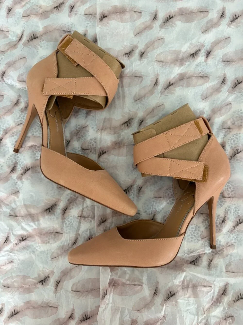 JESSICA SIMPSON Cassiya Natural Heel Size 8.5 M